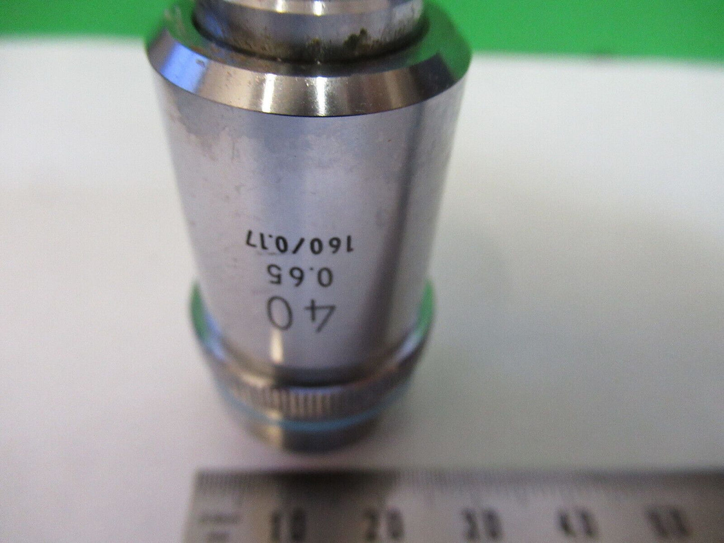 NIKON JAPAN 40X /160  OBJECTIVE OPTICS MICROSCOPE PART AS PICTURED &R3-B-11