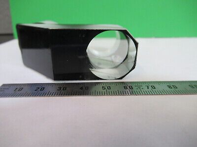 OPTICAL GLASS PRISM ZEISS GERMANY HEAD MICROSCOPE PART AS PICTURED &A9-B-10