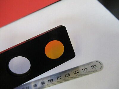 SLIDE FILTER DICHROIC MICROSCOPE PART OPTICS AS PICTURED #B3-B-30