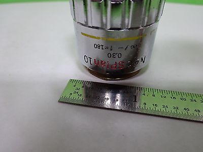 MICROSCOPE PART OBJECTIVE OLYMPUS NEOPLAN 10X DIC JAPAN OPTICS AS IS BIN#Y3-H-06