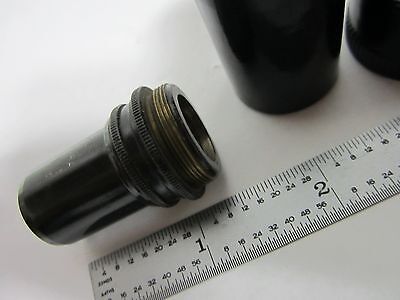 MICROSCOPE PART VINTAGE OBJECTIVE WATSON LONDON 2 INCHES OPTICS BIN#P5-57