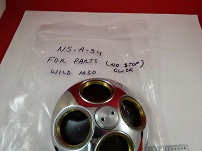 FOR PARTS MICROSCOPE PART SWISS WILD HEERBRUGG M20 NOSEPIECE AS IS N5-A-34