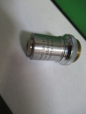 BAUSCH LOMB PHASE OBJECTIVE 10X LENS OPTICS MICROSCOPE PART as pictured R9-A-16