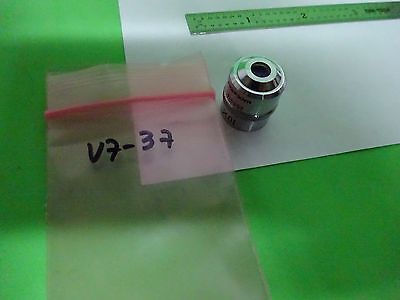 MICROSCOPE PART OBJECTIVE LENS OFFICINE GALILEO 10X ITALY OPTICS AS IS BIN#V7-37