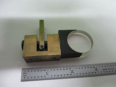 MICROSCOPE PART LEITZ GERMANY BRASS MOUNTED LENS OPTICS AS IS BIN#S6-55