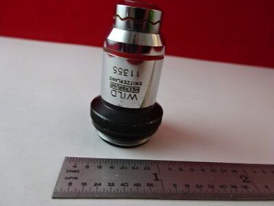 WILD HEERBRUGG SWISS OBJECTIVE PHASE 100X MICROSCOPE OPTICS PART AS IS #88-91-A