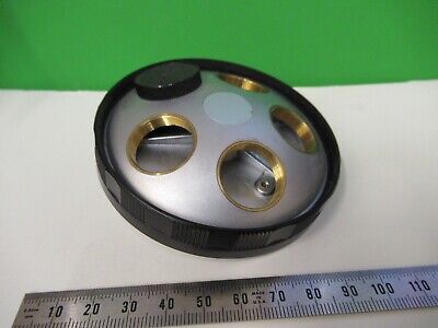 NIKON NOSEPIECE TURRET MICROSCOPE PART OPTICS AS PICTURED &15-A-29