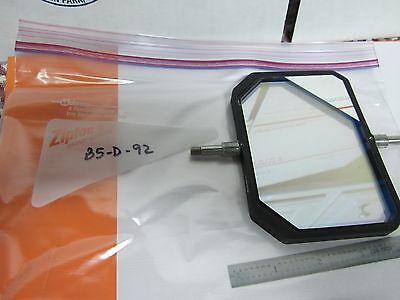 OPTICAL COATED MIRROR FILTER ROTATING MIL SPEC LASER OPTICS BIN#B5-D-92