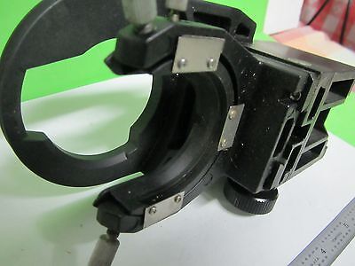 MICROSCOPE PART OLYMPUS OPTICS CONDENSER HOLDER AS IS BIN#64-10