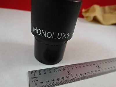 MICROSCOPE PART EYEPIECE OCULAR MONOLUX JAPAN WF 10X OPTICS AS IS BIN#P1-C-18