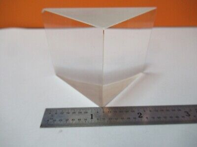 LARGE OPTICAL GLASS PRISM LASER OPTICS AS PICTURED &W8-A-34