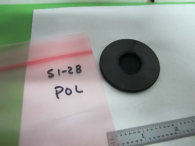 OPTICAL MICROSCOPE PART POLARIZER MOUNTED OPTICS BIN#S1-28