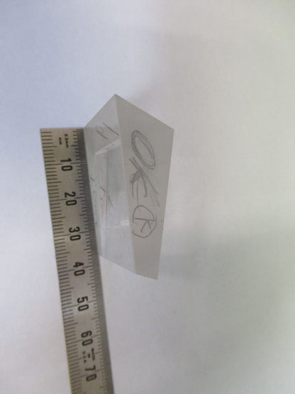 OPTICAL GLASS PRISM OPTICS AS PICTURED &W5-B-72