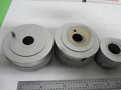 MICROSCOPE PART KNOBS SET POLYVAR LEICA REICHERT OPTICS AS IS BIN#N9-11