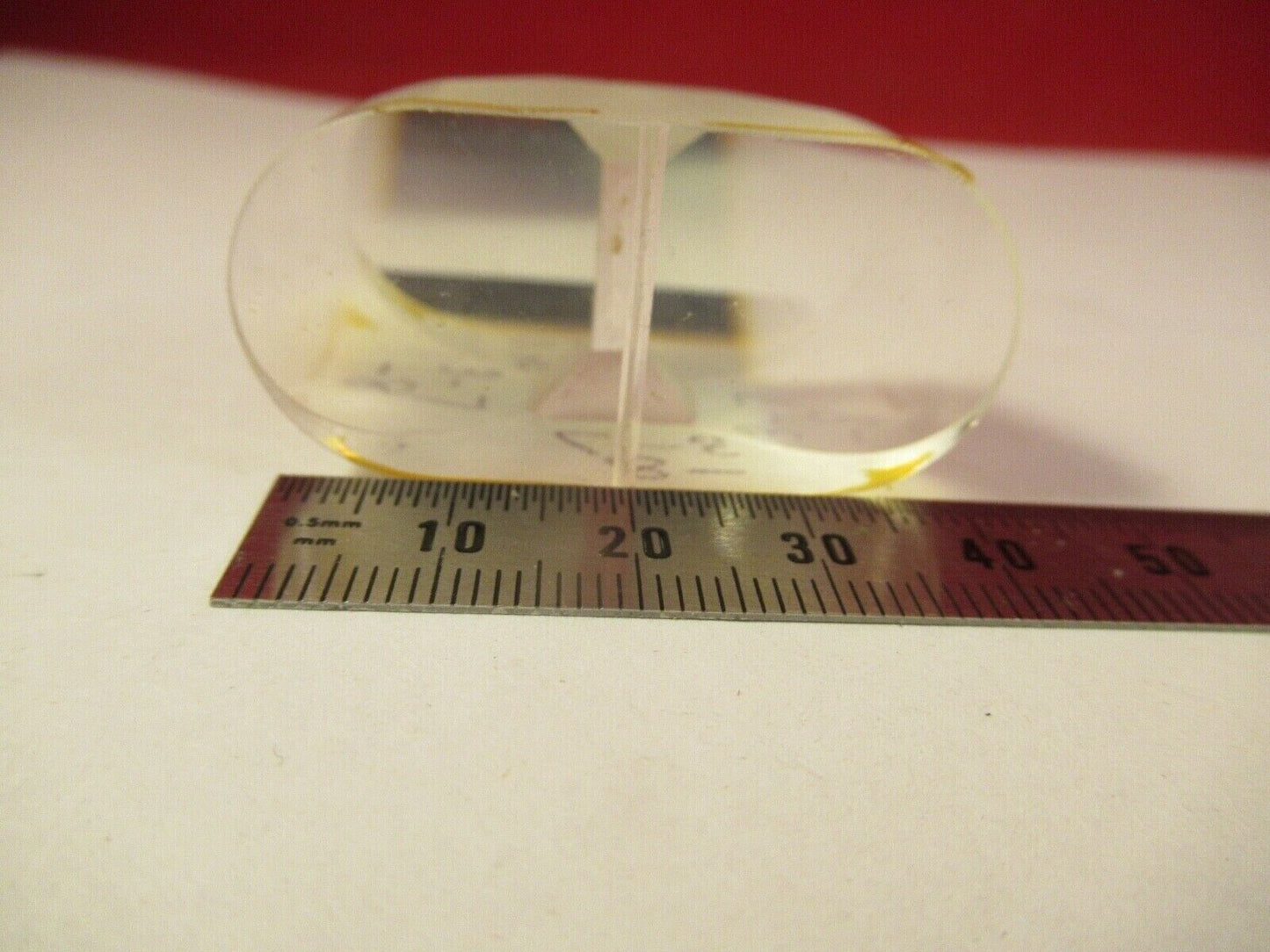 OPTICAL GLASS PRISM OPTICS AS PICTURED &P7-FT-67