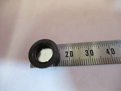 OPTICAL RETICLE MICROSCOPE PART TARGET OPTICS AS PICTURED &P2-A-120