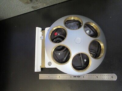 LEICA DMRB GERMANY 561002 LARGE NOSEPIECE MICROSCOPE PART AS PICTURED &5M-A-31