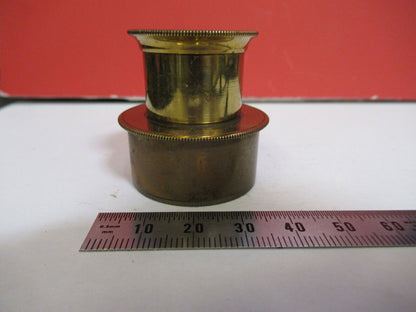 ANTIQUE BRASS UK POWELL EYEPIECE MICROSCOPE PART AS PICTURED &S9-A-67