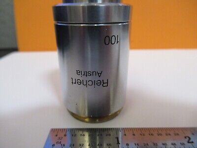 REICHERT LEICA AUSTRIA OBJECTIVE 100X IK MICROSCOPE PART AS PICTURED &8C-A-04