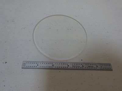 OPTICAL LARGE COATED GLASS 4.25" DIAMETER MICROSCOPE TABLE OPTICS #D7-E-10