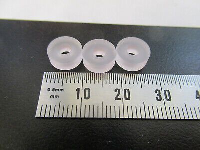 OPTICAL HP LOT 3 EA FUSED SILICA DONUTS LASER OPTICS AS PICTURED &P6-A-77