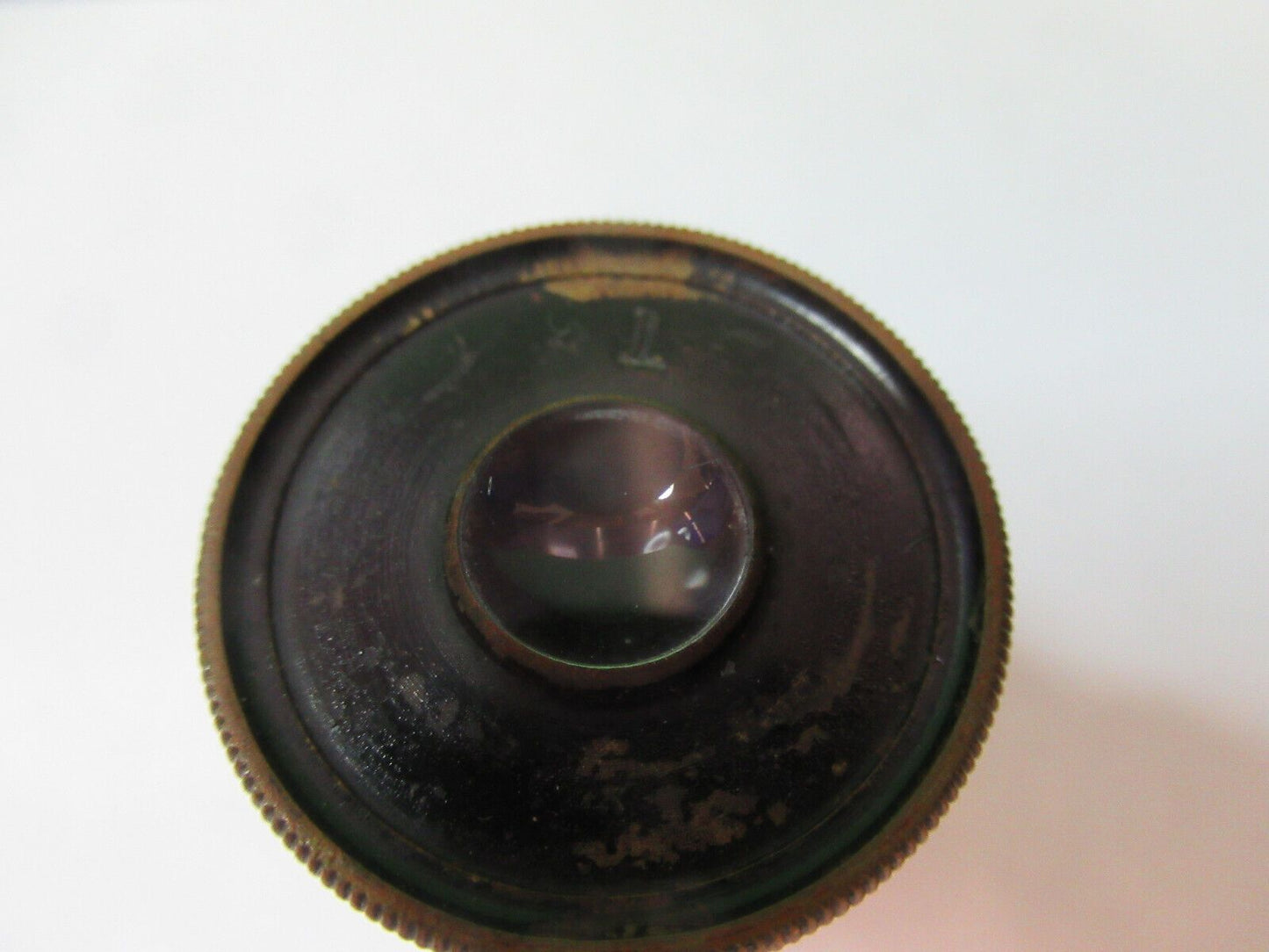 ANTIQUE BAUSCH LOMB EYEPIECE "1" OPTICS MICROSCOPE  PART AS PICTURED #H9-C-25