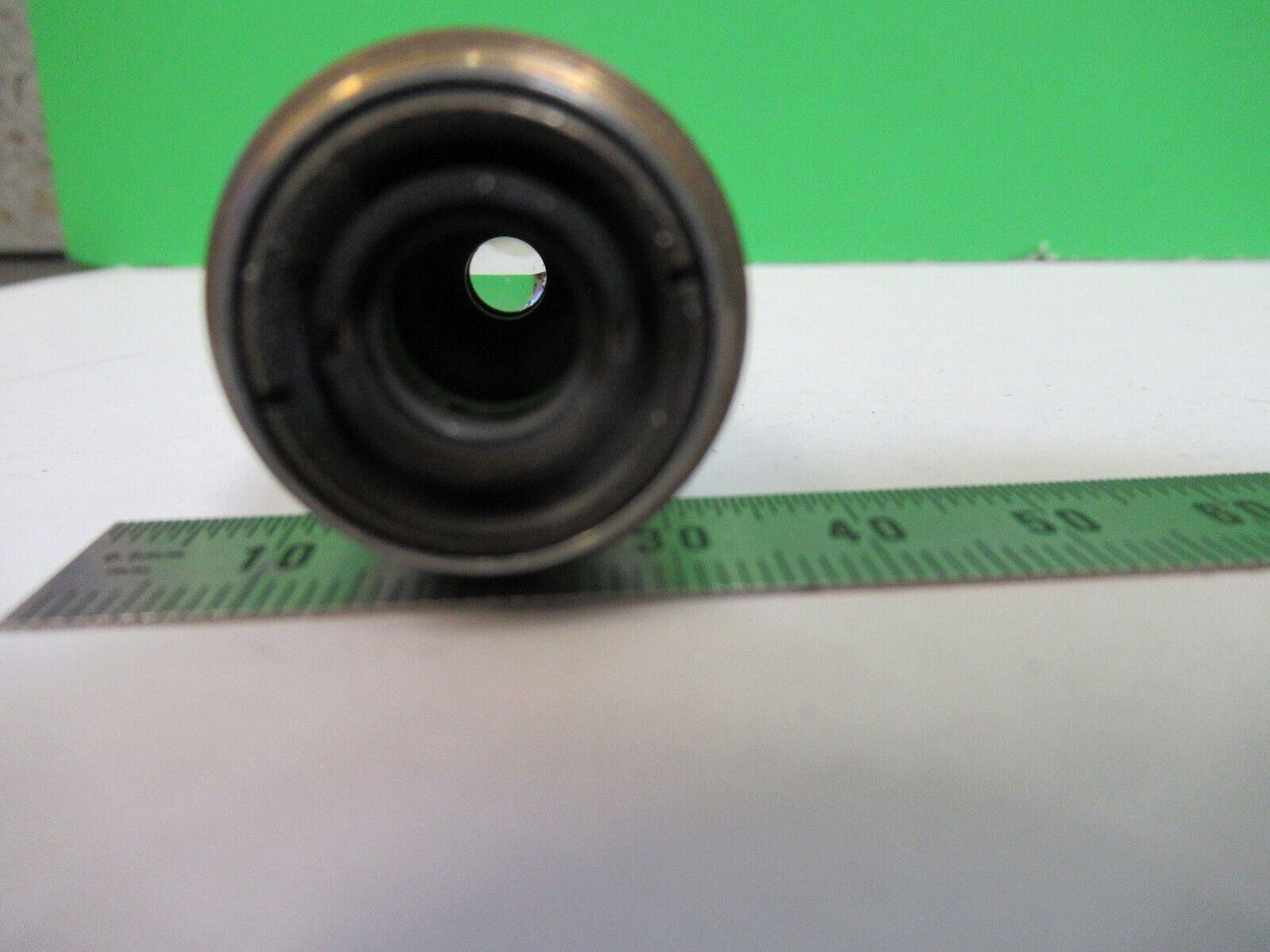 WATSON UK FLUORITE 50X OBJECTIVE LENS MICROSCOPE PART AS PIC &R2-B-29