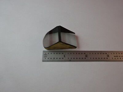 OPTICAL GLASS PRISM OLYMPUS MICROSCOPE PART OPTICS  AS IS #45-A-08