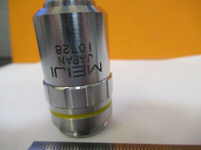 MEIJI JAPAN 10X /160 OBJECTIVE LENS OPTICS MICROSCOPE PART AS PICTURED 4B-FT-37