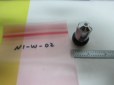 MICROSCOPE OBJECTIVE WILD HEERBRUGG SWISS 10X  OPTICS #N1-W-02