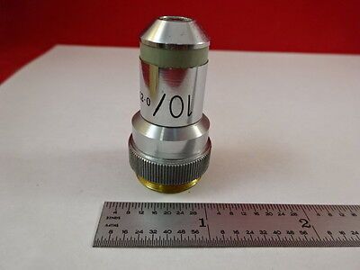 OBJECTIVE 10X VICKERS ENGLAND OPTICS MICROSCOPE PART AS PICTURED &J1-A-09