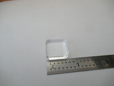 OPTICAL MIL SPEC fused silica PRISM square LASER OPTICS AS PICTURED &F5-A-18