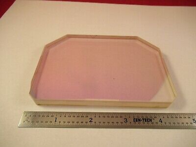 OPTICAL TRAPEZOIDAL GLASS COATED THICK OPTICS MIL SPEC AS PICTURED &FT-5-116