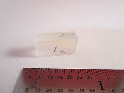 OPTICAL COATED RECTANGULAR GLASS BLOCK LASER OPTICS BIN#8X-4-108