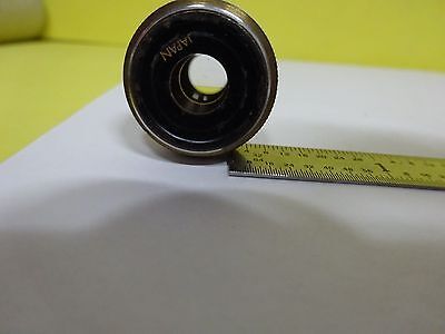 MICROSCOPE PART OBJECTIVE JAPAN SWIFT 10X OPTICS AS IS BIN#X1-61