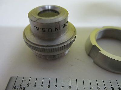 MICROSCOPE PART OBJECTIVE AO AMERICAN OPTICS 5X AS IS BIN#T7-41