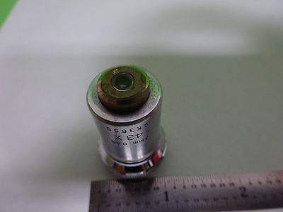 MICROSCOPE PART OBJECTIVE BAUSCH LOMB 43X OPTICS AS IS #Y3-10