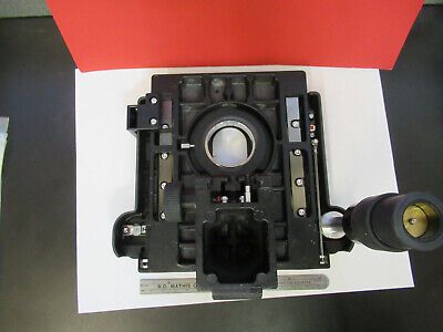 BAUSCH LOMB XY STAGE TABLE MICROSCOPE PART AS PICTURED &8Z-A-121