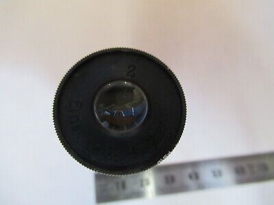 ANTIQUE ERNST LEITZ EYEPIECE "2" MICROSCOPE PART OPTICS AS PICTURED &F9-A-51