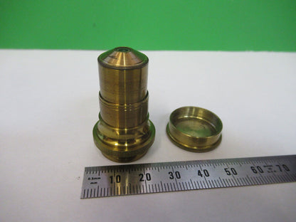 BECK ENGLAND OBJECTIVE LENS ANTIQUE OPTICS MICROSCOPE PART AS PICTURED W5-B-113