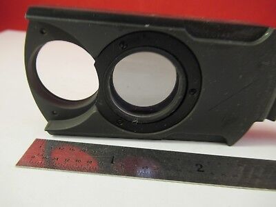 ZEISS GERMANY POL POLARIZER SLIDE MICROSCOPE PART OPTICS AS PICTURED &75-B-50