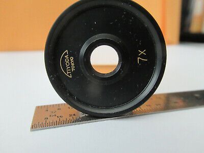 TIYODA JAPAN EYEPIECE 7X OPTICS OCULAR LENS MICROSCOPE PART AS PICTURED F2-A-115