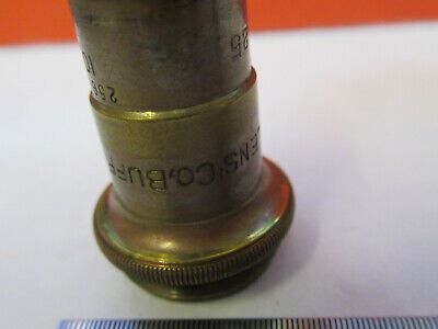 ANTIQUE BRASS SPENCER OBJECTIVE 16mm LENS MICROSCOPE PART AS PICTURED &F6-B-122