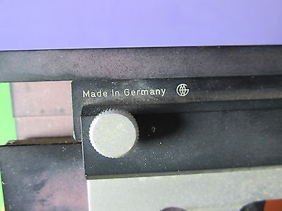 MICROSCOPE PART DIALUX LEITZ GERMANY STAGE SLIDE MICROMETER AS PICTURED BN#36