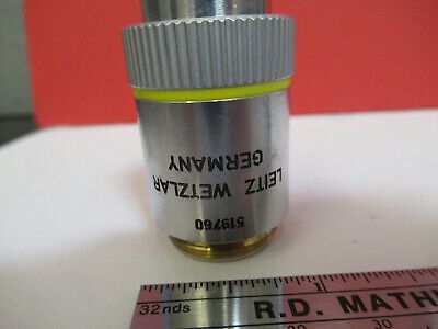 LEITZ WETZLAR 519760 OBJECTIVE EF 10X /160  MICROSCOPE PART AS PICTURED &B1-B-90