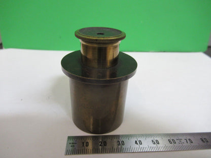 ANTIQUE BRASS RARE UK ENGLAND EYEPIECE MICROSCOPE PART AS PICTURED P2-B-26