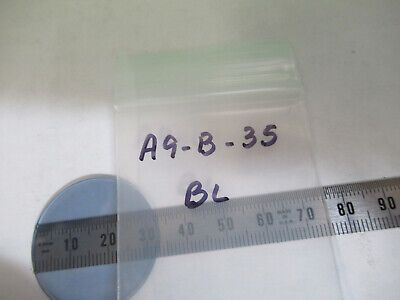 BAUSCH LOMB BLUE GLASS FILTER MICROSCOPE PART AS PICTURED &A9-B-35