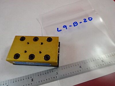 OPTICAL MINI STAGE SLIDE POSITIONING PIC OPTICS AS IS BIN#L9-B-20