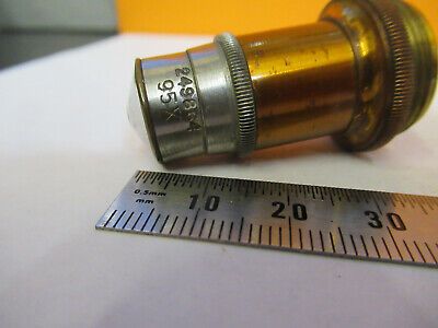 ANTIQUE BRASS SPENCER OBJECTIVE 95X LENS MICROSCOPE PART AS PICTURED &8Y-A-125