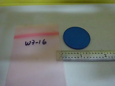 MICROSCOPE PART ZEISS GERMANY BLUE FILTER OPTICS AS IS BIN#W7-16